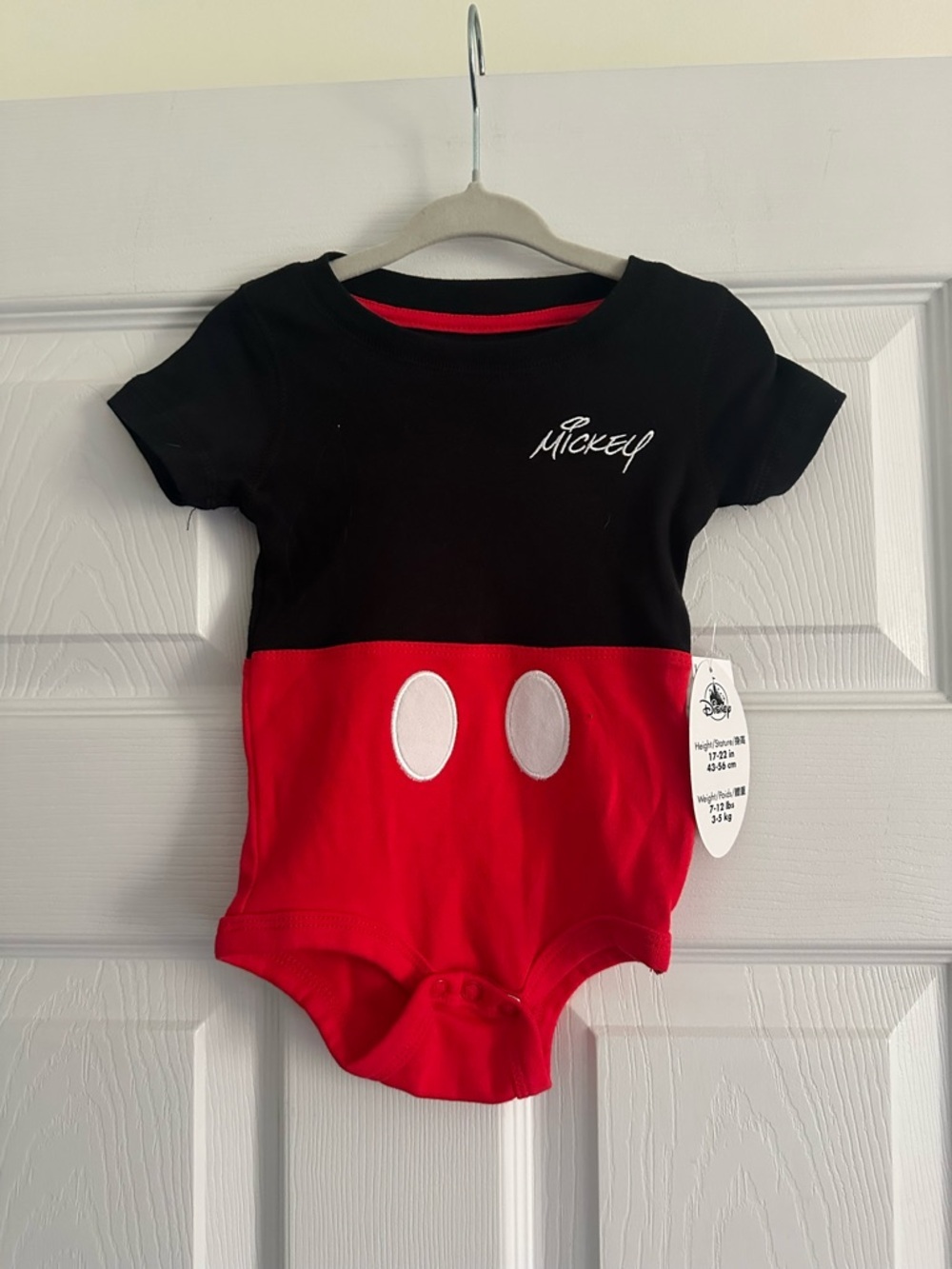 Size 0–3M Disney Mickey Mouse Baby Bodysuit Rare Collectible Parks Outfit